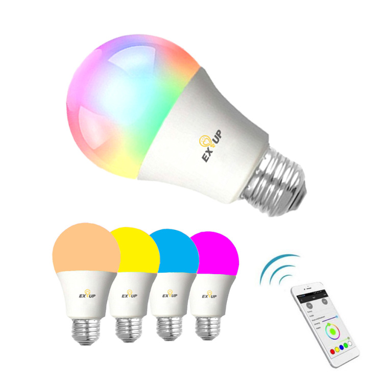 EXUP wifi smart bulb A60/A19 10W RGBCCT 