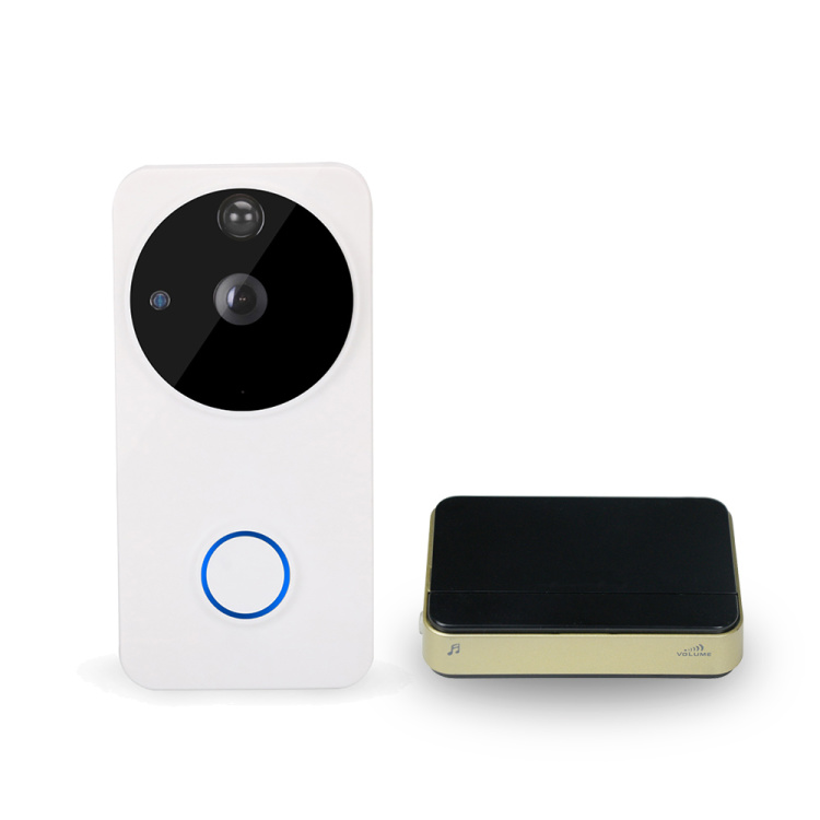 Danmini Wi-Fi Doorbell Video Door Phone Wireless Doorbell Support Night Vision Motion Detection