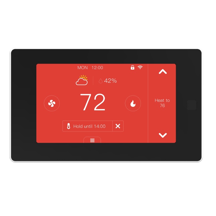24V thermostat touchscreen Smart Wi-Fi Thermostat For US Market