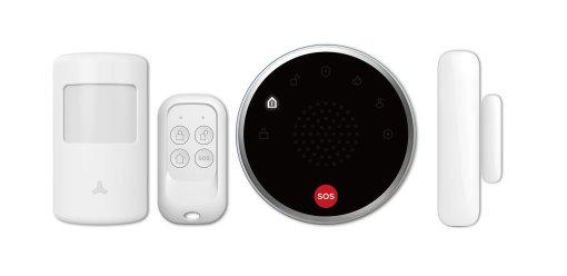 Wi-Fi FHSS RF 433 Alarm System with Siren & Strobe & Backup Battery