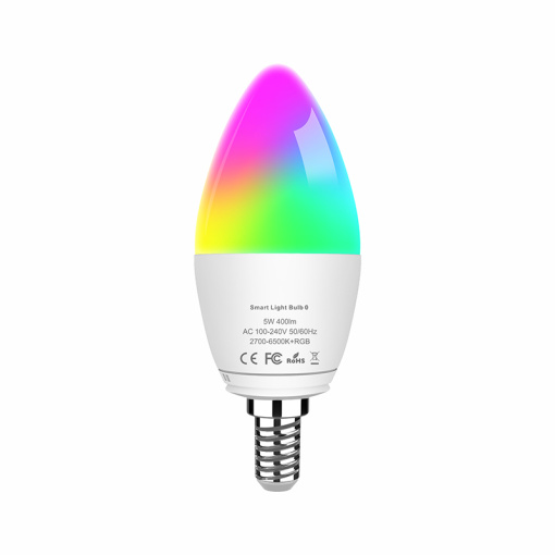 Hysiry BLE Mesh Candle Light  Dimmable Smart LED Light Bulb