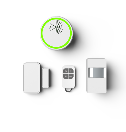 WiFi RF433/868 GSM alarm starter set Battery and siren inside