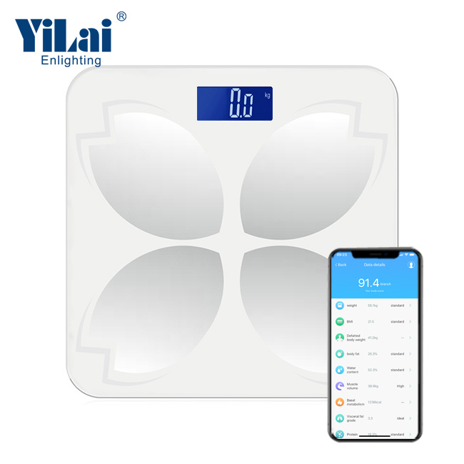 Yilai Wifi Digital Smart electronic Scale with ITO Tempered Glass