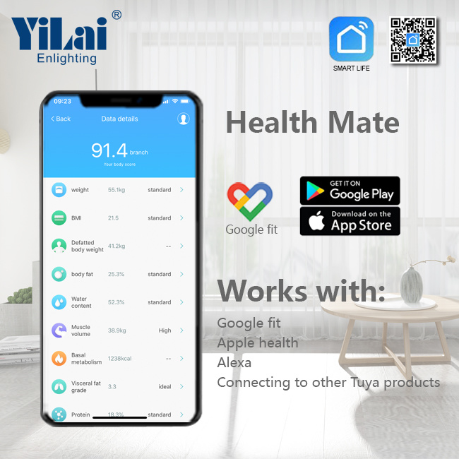 Yilai Wifi Digital Smart electronic Scale 