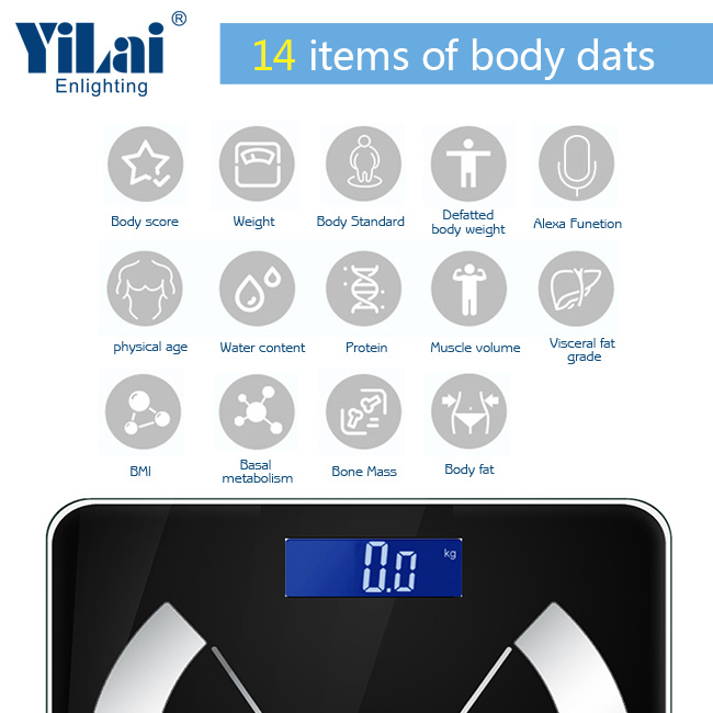 Yilai Wi-Fi Digital Smart Electronic Scale