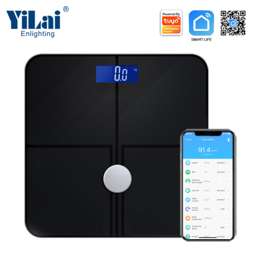 Yilai Wi-Fi Smart 15+ Function Body Fat Scale With ITO Tempered Glass
