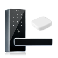 NGTeco wireless zigbee Keypad Smart Lock unlock and control remotely for short-rental apartment