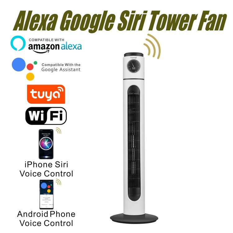 Voice Control Tower Fan