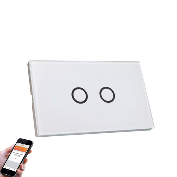 YunTian 3 Gang US Tuya Smart Google Home/Hotel Touch Sensitive Wall Light Switch with Indicator smart touch electrical switches 