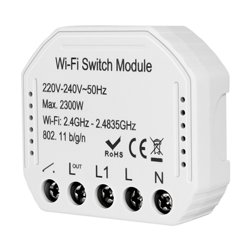 1 Gang Wi-Fi Relay Switch Module