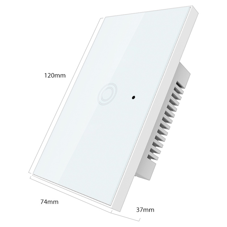 US Standard 1 Gang Touch Sensitive Wi-Fi Smart Wireless Light Switch Smart Home