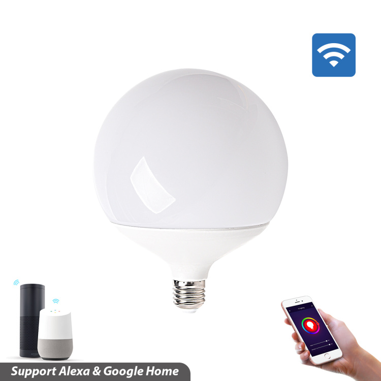 Smart Bulb G95 RGB CCT Adjustable Dimmable