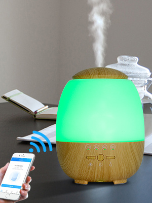 Wi-Fi New Aroma Diffuser With Led Colorful Lights