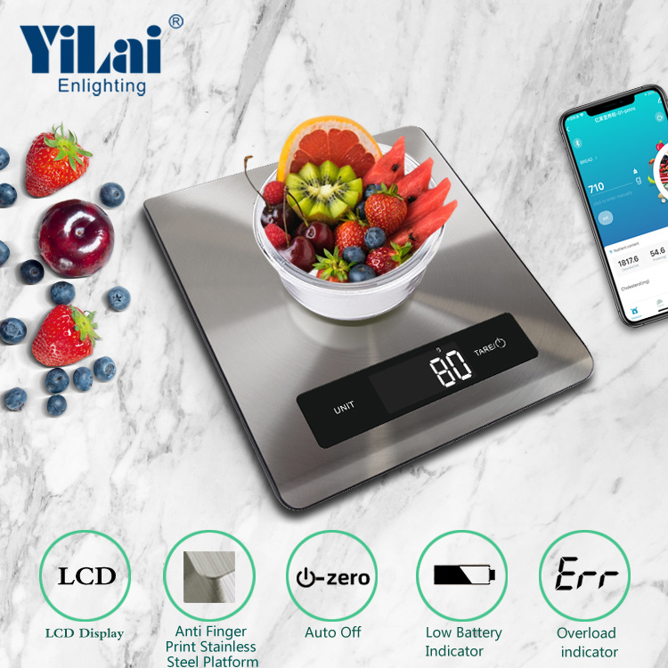Yilai Bluetooth Nutrition Kitchen Food Scale