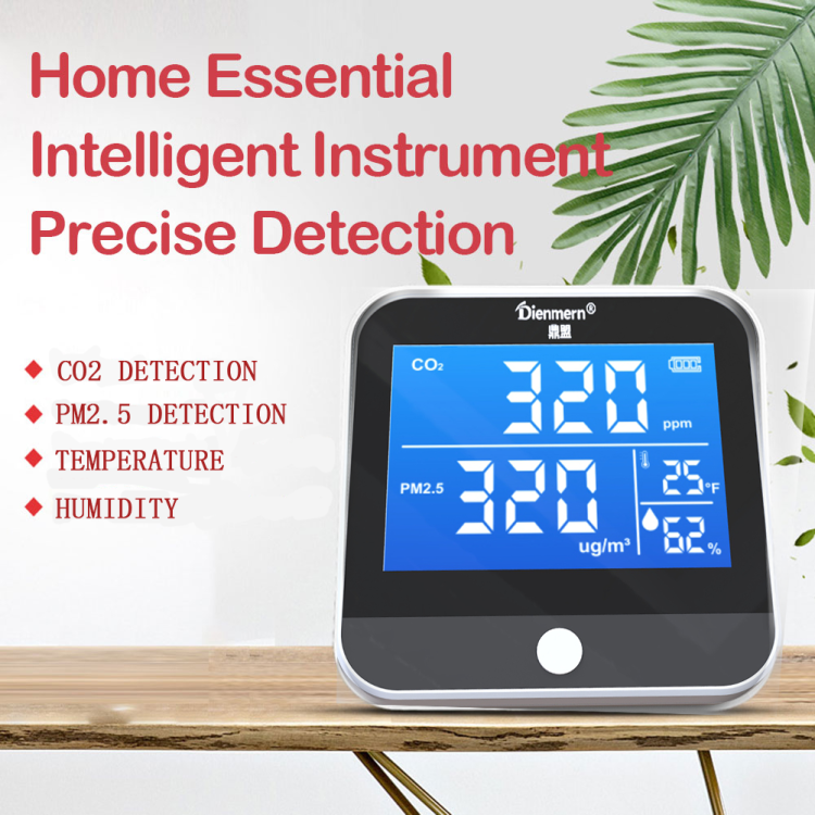 CO2 Monitor PM2.5 Detector Thermometer