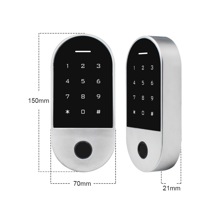 Weatherproof Touch Keypad Fingerprint Access Control with 125KHz Proximity Card Reader