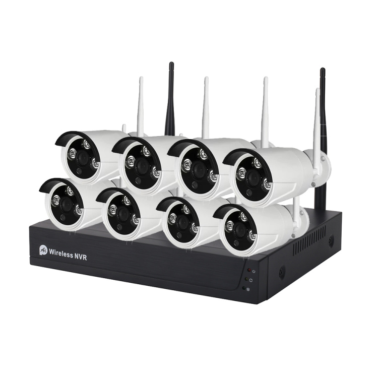 Unistone 8CH Outdoor Wireless WIFI 2MP CCTV Security  Camera NVR KIT System