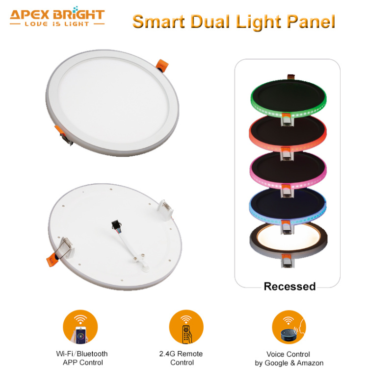 Smart LED Dual Light Panel 6w 12w 18w