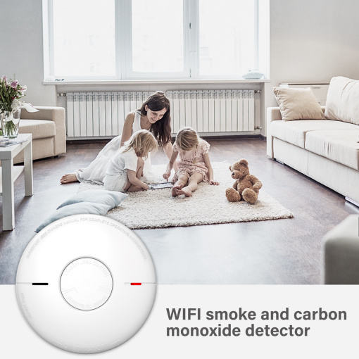 Wi-Fi Smoke And Carbon Monoxide Detector With UL Certification