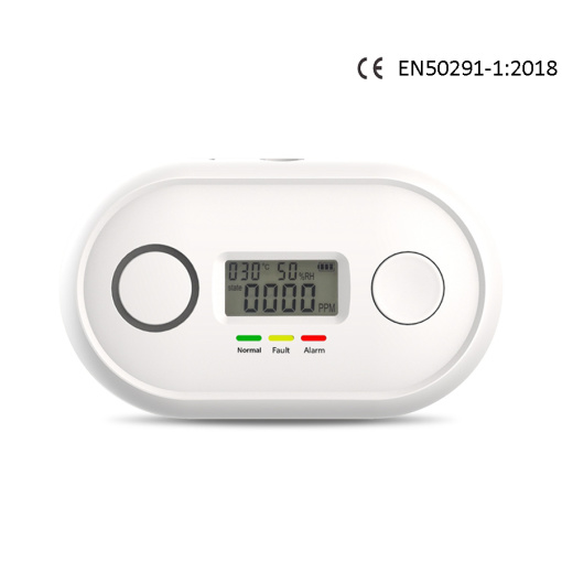 Wi-Fi Carbon Monoxide Detector LCD Display Voice Alarm Temperature Humidity Detection