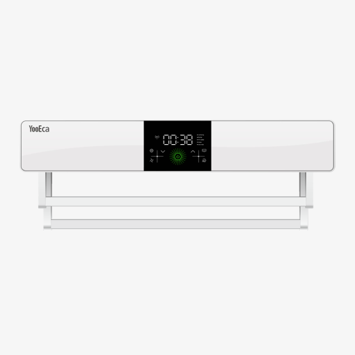 Remote Control Touch Screen Adhesive Glue Installation UV Sterilizer Heated Towel Rack