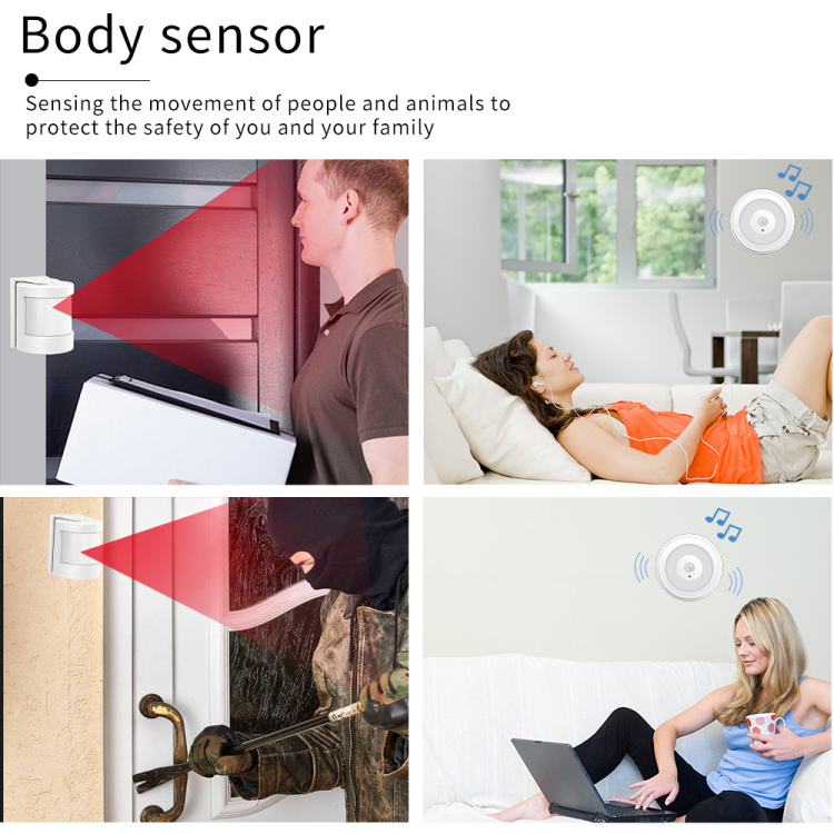 Smart Wi-Fi PIR Motion Sensor Detector
