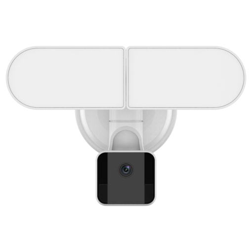 Security Floodlight Camera, 2000-Lumen Brightness,1080P video, 2-Way Audio, IP65 Weatherproof