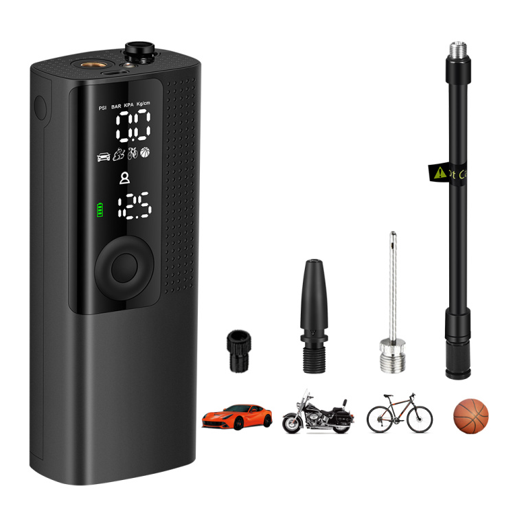 Newo Portable Automatic Inflation Deflation 120 PSI Electric  Tire Inflator Air Pump For Bicycle,E-bike,Car