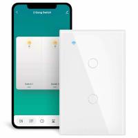 2 Gang US Glass Touch Wi-Fi Switch