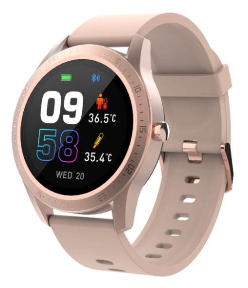 Smart Watch With Body Temperature