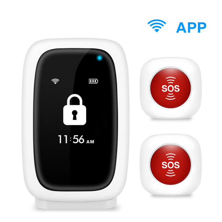 Tuya SOS Alarm System with 2 SOS Buttons 