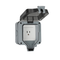 America APP Remote Control Plug Socket Amazon Alexa Google Home Voice Control IP66 Waterproof Smart Switch Single Outlet