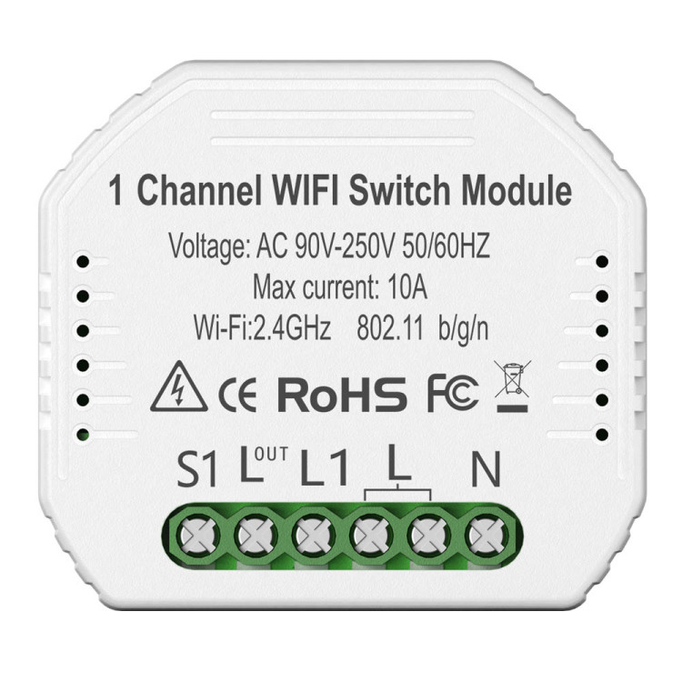 Smart Wi-Fi 1 Way Switch