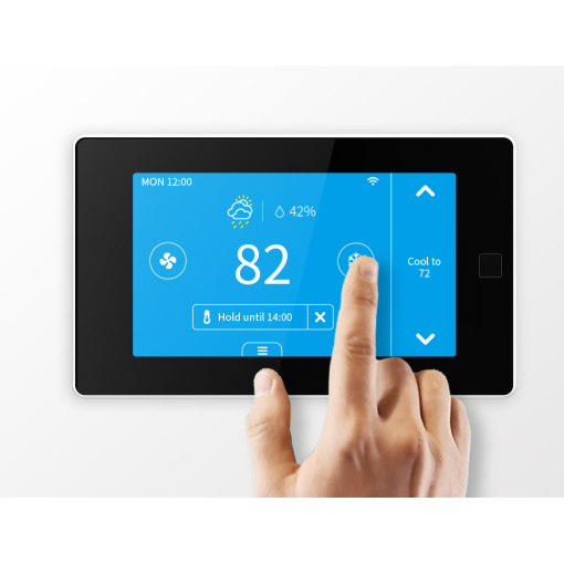 24V thermostat touchscreen Smart Wi-Fi Thermostat For US Market