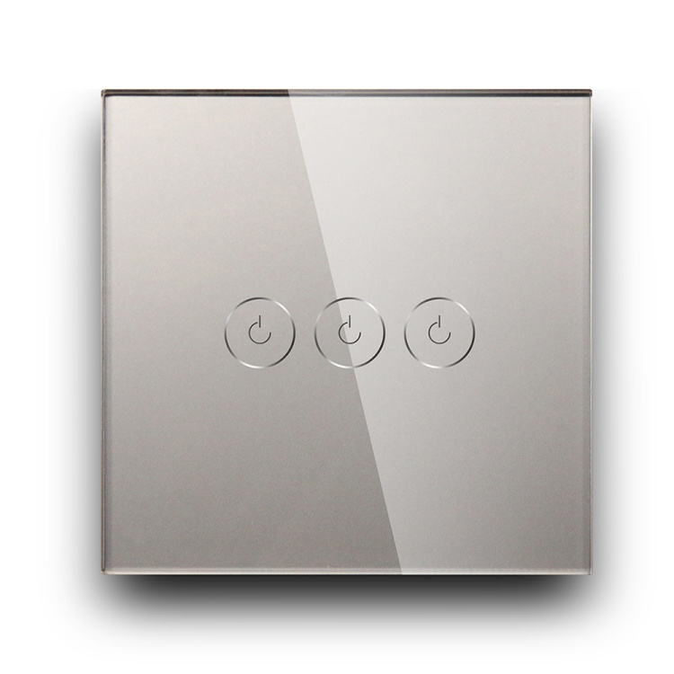 Smart 2 Gang 1000W White/Gold/Black/Grey Wifi Light Switch