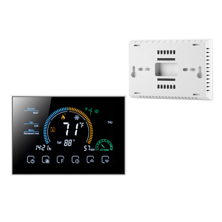 LCD touch screen room digital heating controller gas boiler wall-hung boiler WiFi thermostat