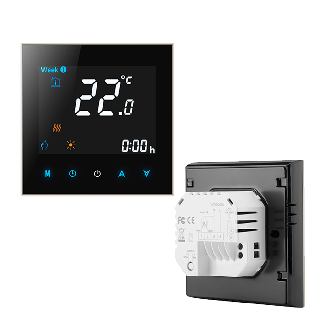 i8HGE Tuya WiFi Intelligenter Temperaturregler Thermostat Home Away Modus C7R3 