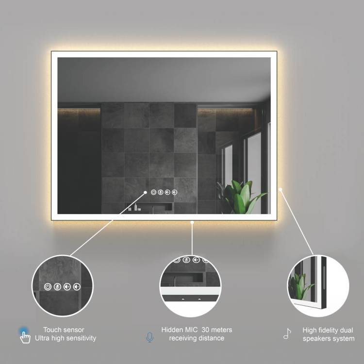 Corelead Smart LED Bathroom Light Mirror