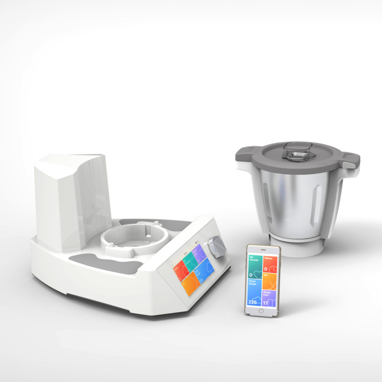 Cooking  Robot with Touching Screen and App Wi-Fi Control
