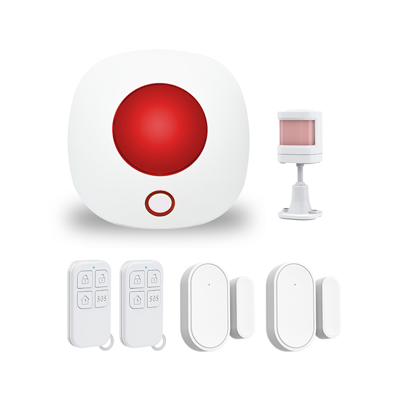 433Mhz Wireless Sound and Light Siren Strobe Alert Home Security Alarm System 