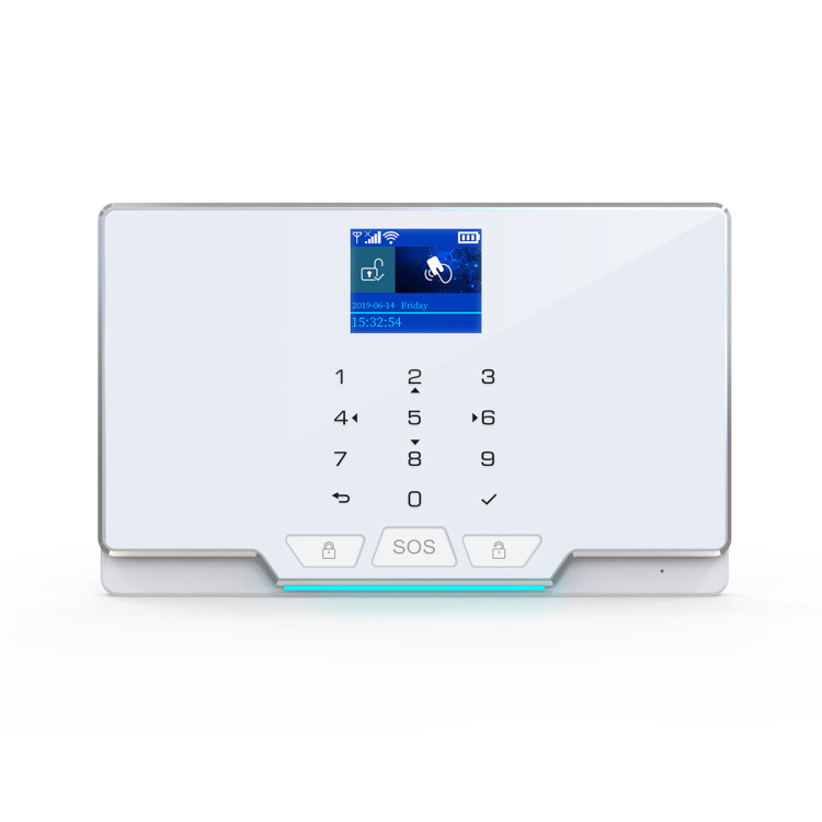 Tuyasmart/Smart Life app GSM/GPRS + Wi-Fi Wireless Home Alarm System G107