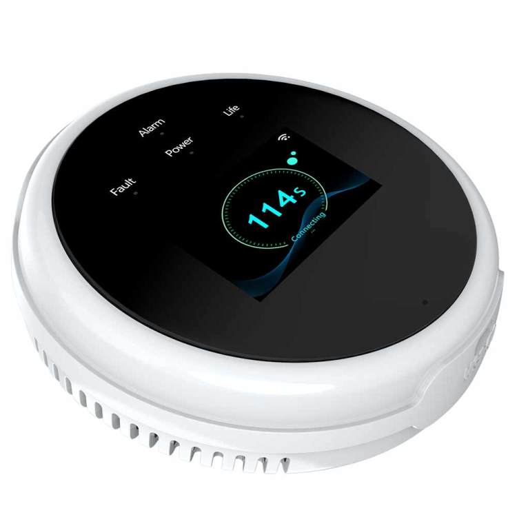 Tuya Wi-Fi Smart LPG Gas Alarm Detector Leakage Sensor Combustible Household Wi-Fi Temperature Detectors