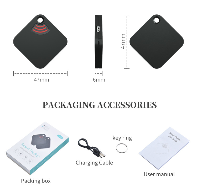 Smart Product Usb Rechargeable Phone Tracker Bluetooth Wireless Key Finder