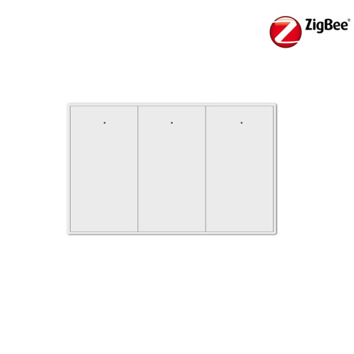 With Neutral ZigBee 16A US Mouse-click Button Switch 3 Gang