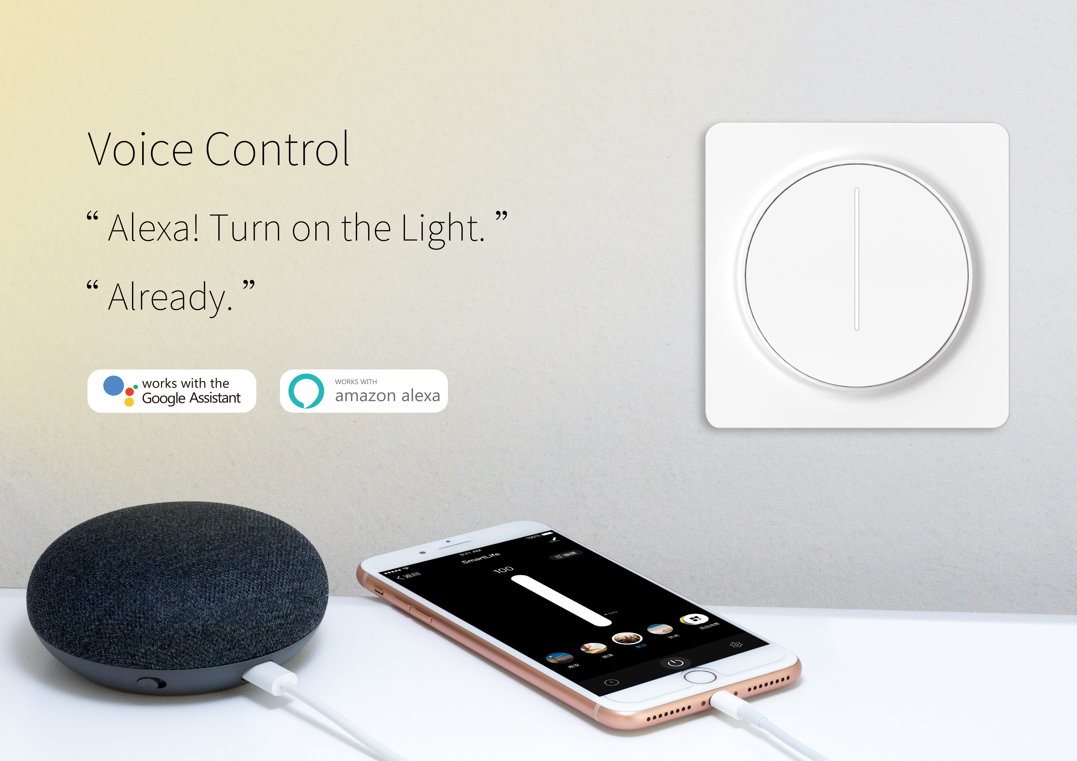 smart touch dimmer switch