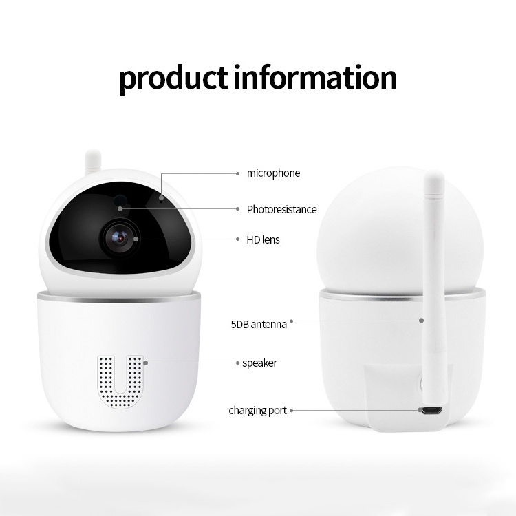 2021 Tuya 1080P Talk Wireless IP Camera Smart Home CCTV Security Wifi Baby Monitor Two-way Audio Night VISION PAN-TILT