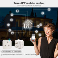 Smart Plug Wi-Fi with Amazon Alexa Google Assistant Voice Control Smartphone App Remote Control UK Smart Socket 13A