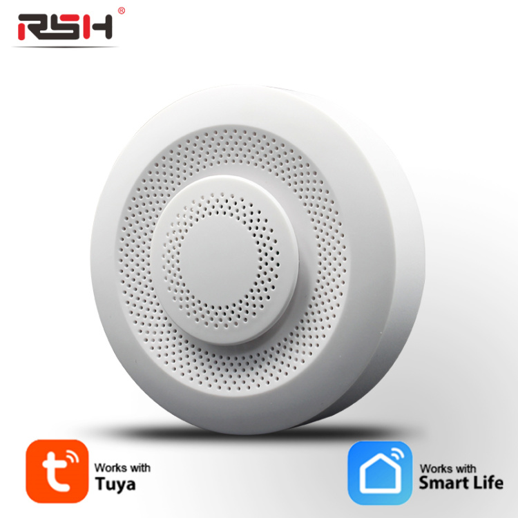 Tuya Zigbee Wifi Smart Home Air Box C02 Carbon Dioxide Detector Alarm Detector Formaldehyde VOC Sensor Temperature Humid
