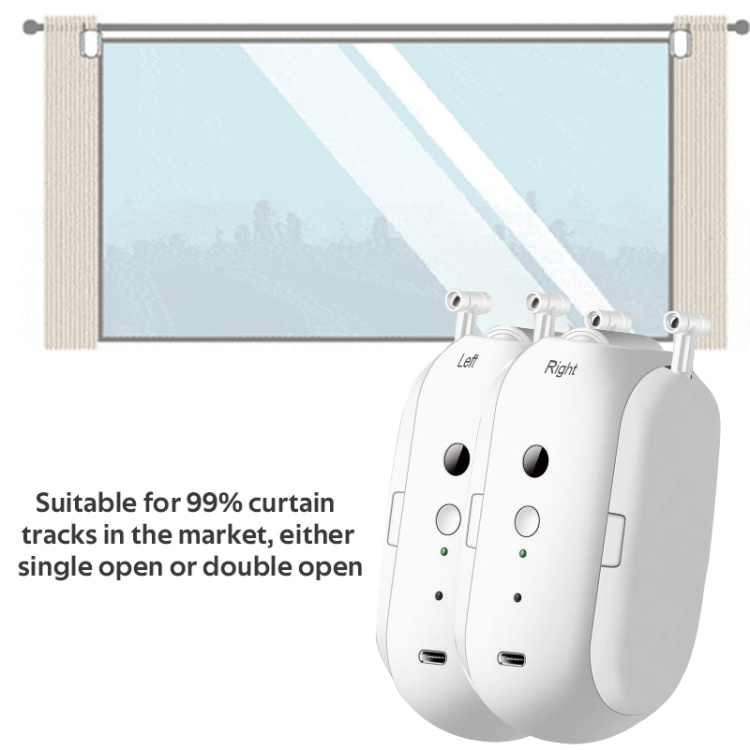 Automatic curtain opener: Smart curtain opener & closer robot
