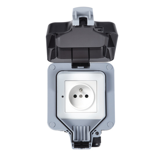 Smart Wireless Remote Control French FR Wi-Fi Outdoor Waterproof Outlet Single Switch
